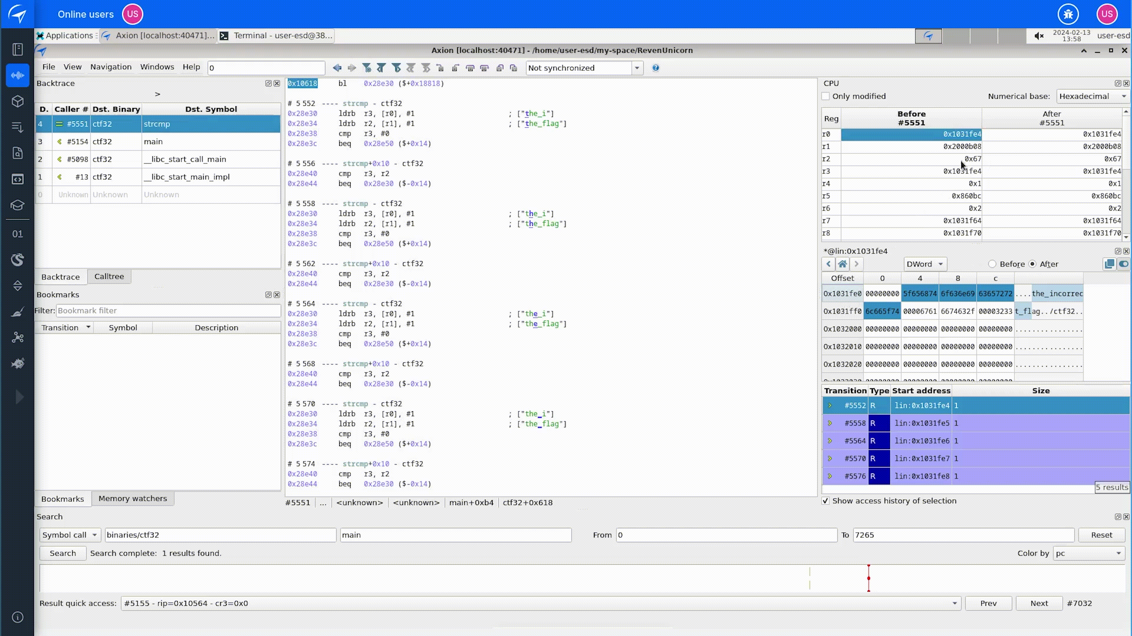 Demo esReverse time travel debugging timeless analysis