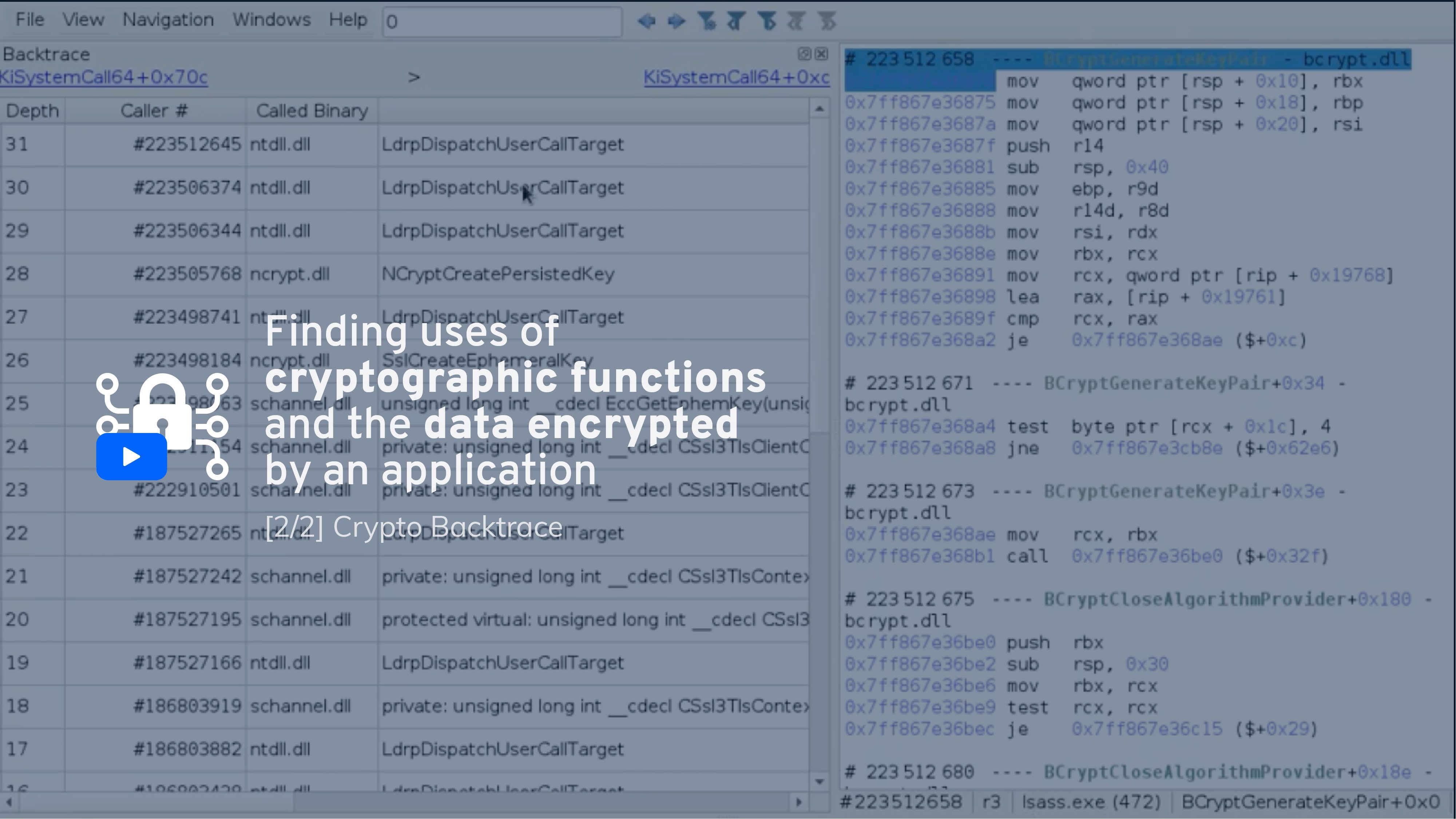 Looking for known symbols calls