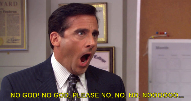 no god please no the office.gif